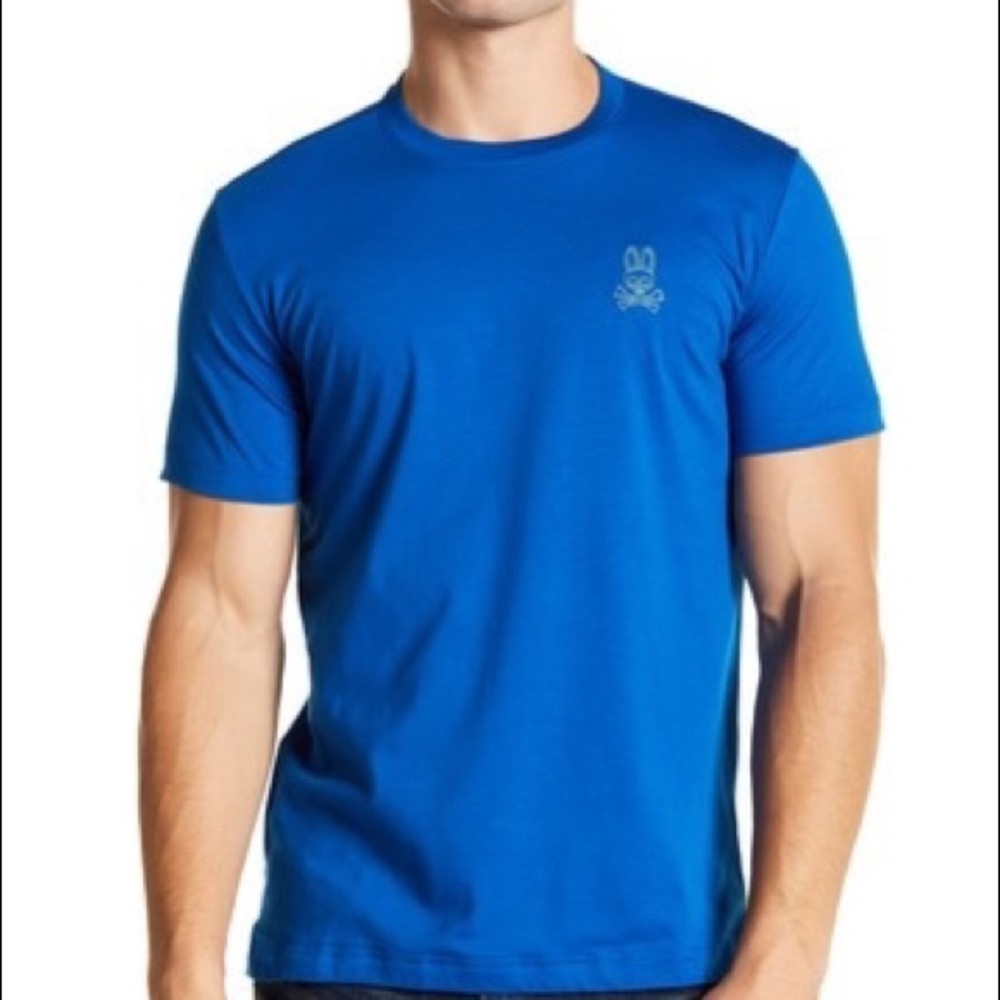 Psycho bunny men’s blue neon insert tee shirt